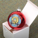 Thompson Clan Crest Christmas Bauble - Small Size