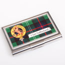 Sutherland Clan Crest and Tartan Business Card Case