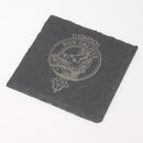Thompson Clan Crest Slate Coaster