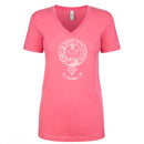 Allardice Clan Crest Ladies Ouline T-Shirt