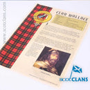 Wallace Clan History Print - Choose Framed or Unframed
