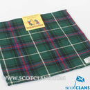 Wool Tartan Pocket Square in MacDonald of the Isles Tartan