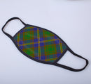 Strange Tartan Printed Face Mask