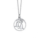 Bluebells Pendant - Handmade pewter pendant on an 18-inch stainless steel chain, featuring a delicate bluebell flower design.