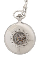 Kensington Mechanical Pocket Watch displayed with chain, perfect for enhancing any kilt or formal outfit.