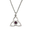 Crinan Knot Pendant handcrafted in lead-free pewter, a beautiful Celtic design made in Scotland.