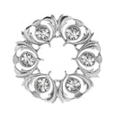 Dancers Thistle Plaid Brooch with vibrant stone, a stunning accessory that combines craftsmanship and artistry.