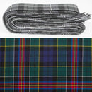 Wool Strip Ribbon in Allison Modern Tartan, perfect for weddings and crafts, showcasing fine weight wool and unique patterns.