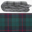 Wool Strip Ribbon in Armstrong Modern Tartan featuring luxurious wool tartan strips perfect for wedding decorations and special occasions, showcasing unique patterns and hemmed edges.