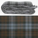 Wool Strip Ribbon in Black Watch Weathered Tartan, featuring high-quality wool construction, perfect for weddings and DIY crafts.