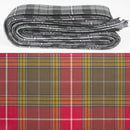 Wool Strip Ribbon in Buchanan Old Weathered Tartan - 5 Strips, Choose your Width, perfect for weddings and events with a rustic charm.