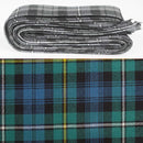 Wool Strip Ribbon in Campbell of Argyll Ancient Tartan - 5 Strips, Choose your Width, perfect for wedding decor and special occasions.