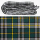 Wool Strip Ribbon in Cape Breton Tartan showcasing vibrant colors and patterns, perfect for adding charm to crafts, weddings, and DIY projects.
