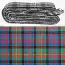 Wool Strip Ribbon in Carnegie Ancient Tartan featuring five strips, showcasing unique patterns and available in various widths, perfect for elegant wedding decorations and crafts.