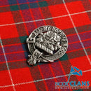 Fraser Clan Crest Badge in Pewter showcasing authentic Scottish design and craftsmanship.