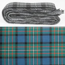 Wool Strip Ribbon in Ferguson Ancient Tartan - 5 Strips, Choose your Width for wedding trimmings, bouquets, and decorations, showcasing the fine weight and versatility of this tartan ribbon.