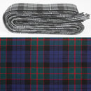Wool Strip Ribbon in Fletcher of Dunans Modern Tartan - Perfect for weddings and occasions, this image showcases five versatile strips available in various widths.