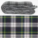 Wool Strip Ribbon in Gordon Dress Modern Tartan - 5 Strips, Choose your Width, ideal for wedding trimmings and decorations, showcasing a fine wool tartan pattern.