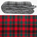 Wool Strip Ribbon in Gow Modern Tartan, featuring 5 strips available in various widths, perfect for weddings and versatile projects.