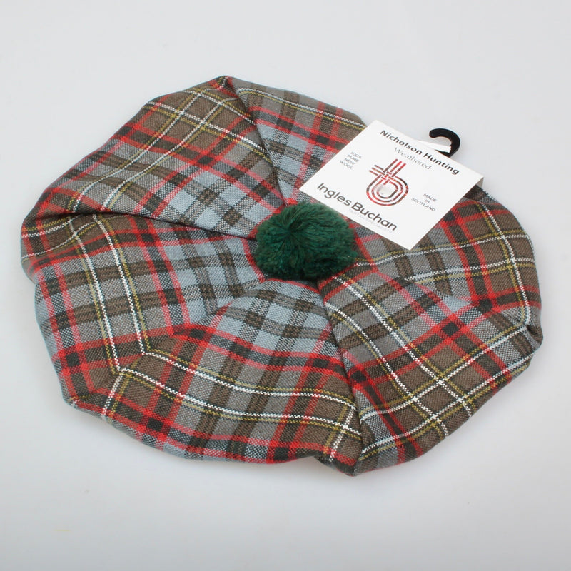 Nicholson Hunting Weathered Wool Tartan Tam