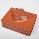 MacPherson Clan Crest Hip Flask Gift Set - Boxed