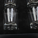 Clan Crest Dram Glass Set of 6 with Stuart of Bute Crest
