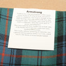 Wool Strip Ribbon in Armstrong Ancient Tartan - 5 Strips, Choose your Width