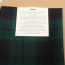 Wool Strip Ribbon in Keith Modern Tartan - 5 Strips, Choose your Width