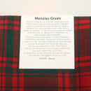 Wool Strip Ribbon in Menzies Green Modern Tartan - 5 Strips, Choose Your Width