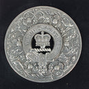 Caledonia Thistle Clan Crest Plaid Brooch