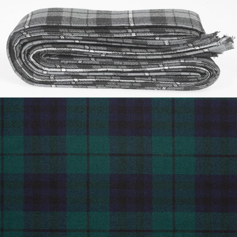 Wool Strip Ribbon in Keith Modern Tartan - 5 Strips, Choose your Width