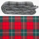 Wool Strip Ribbon in Lennox Modern Tartan - 5 Strips, Choose your Width - Perfect for wedding trimmings and decorations with a versatile tartan pattern.
