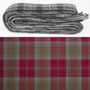 Wool Strip Ribbon in Lindsay Weathered Tartan - 5 Strips. Perfect for wedding trimmings and versatile decoration options.