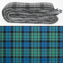 Wool Strip Ribbon in MacCallum Ancient Tartan - 5 Strips, Choose your Width, ideal for weddings and various decorations, showcasing fine weight wool and unique tartan patterns.