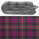 Wool Strip Ribbon in MacDonnell of Glengarry Modern Tartan - perfect for weddings and versatile decor, showcasing 5 strips in various widths.
