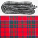 Wool Strip Ribbon in MacDonald of Keppoch Modern Tartan - 5 Strips, Choose your Width, perfect for wedding trimmings and decorations.