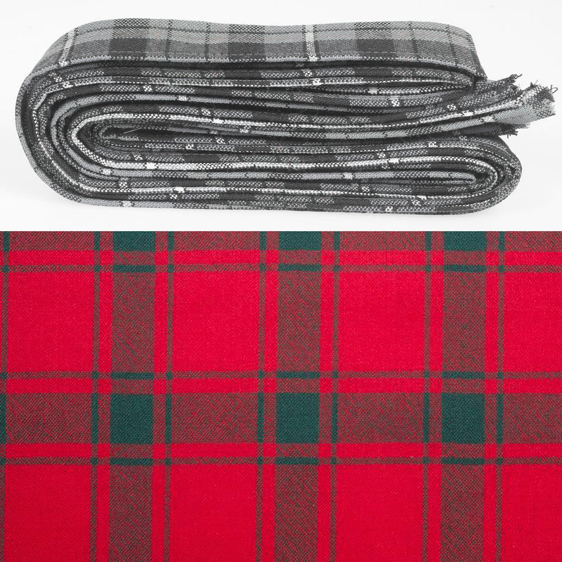 Wool Strip Ribbon in MacDonald of Sleat Modern Tartan - 5 Strips, Choose your Width