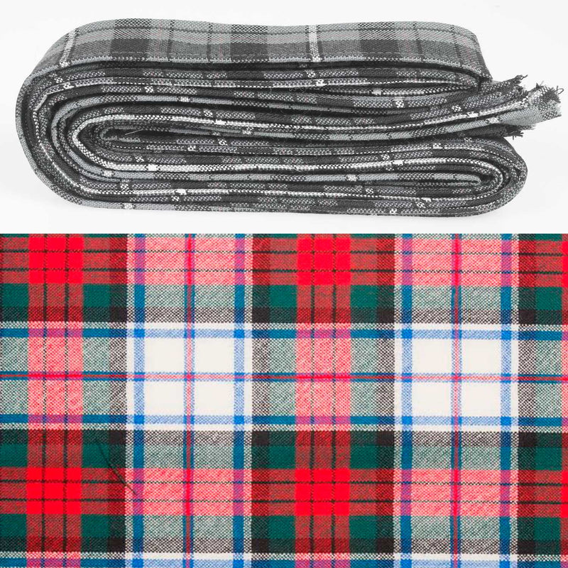 Wool Strip Ribbon in MacDuff Dress Modern Tartan - 5 Strips, Choose your Width