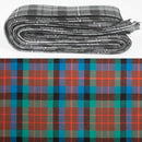 Wool Strip Ribbon in MacDuff Hunting Ancient Tartan - 5 Strips, Choose your Width, perfect for weddings, decorations, and various crafting projects.