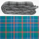 Wool Strip Ribbon in MacHardy Ancient Tartan, perfect for weddings and versatile craft projects, featuring 5 strips in customizable widths.