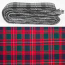 Wool Strip Ribbon in MacIntyre Modern Tartan - 5 Strips, Choose Your Width