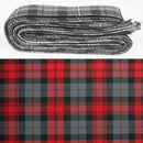 Wool Strip Ribbon in MacLachlan Weathered Tartan - 5 Strips, Perfect for Weddings or any Occasion