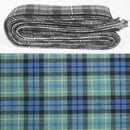 Wool Strip Ribbon in MacNeil of Colonsay Ancient Tartan - Versatile ribbon for weddings and crafts, available in various widths.