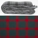 Wool Strip Ribbon in Middleton Modern Tartan showcasing five elegant strips, perfect for wedding decorations and embellishments, available in custom widths.