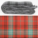 Wool Strip Ribbon in Morrison Red Ancient Tartan, perfect for weddings and DIY projects, customizable width options