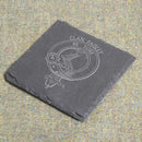Paisley Clan Crest Slate Coaster