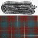 Wool Strip Ribbon in Prince Edward Island Tartan featuring 5 strips, perfect for wedding decorations and special occasions, with options to choose your width.