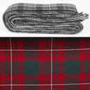 Wool Strip Ribbon in Princess Margaret Rose Tartan - 5 strips available in various widths for elegant decorations and wedding trimmings.