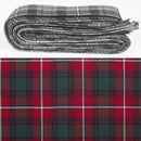 Wool Strip Ribbon in Rattray Modern Tartan - 5 Strips, Choose Your Width. Perfect for weddings and special occasions, made from durable fine weight wool tartan, each strip is 54 inches long with unique patterns.