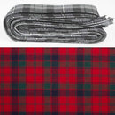 Wool Strip Ribbon in Robertson Modern Tartan featuring fine, lightweight wool, perfect for adding elegance to weddings and special occasions.